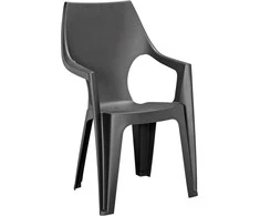 Krėslas Dante Keter 57x57x89cm pilkas