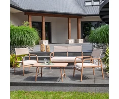 Lauko baldų komplektas Marseille caramel PATIO sodo baldų komplektas