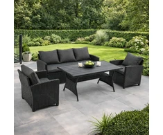 Lauko baldų komplektas „Micheline PATIO“ technoratano sodo baldų komplektas