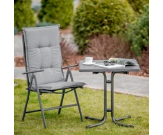 Lauko baldų komplektas Pietūs ir sodo stalas Relax 70 x 70 cm pizarra PATIO