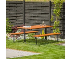 Lauko baldų komplektas Pikniko stalas 172 x 150 x 73 cm PATIO