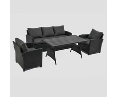 Lauko baldų komplektas „Micheline PATIO“ technoratano sodo baldų komplektas