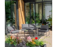 Lauko baldų komplektas Sodo baldų komplektas Nefryt D053-16EB PATIO