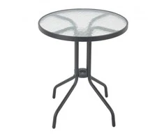 Patio Stiklinis sodo staliukas „Bistro“, 60 cm
