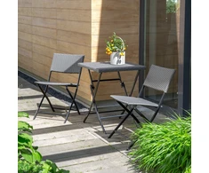 Lauko baldų komplektas Technorattan sodo baldų komplektas Boston pilkas PATIO