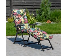 Lena Gultas Juodas Edition G052-23IB PATIO Sodo gultas su atrama kojoms