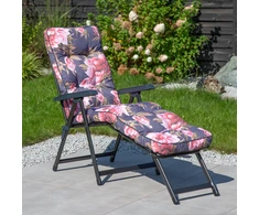 Lena Lounger A098-01PB PATIO sodo gultas su atrama kojoms
