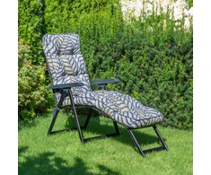 Lena Lounger Juodas Edition G050-06IB PATIO Šezlongas