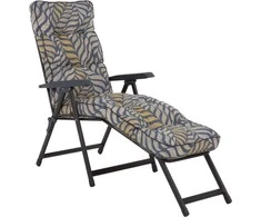 Lena Lounger Juodas Edition G050-06IB PATIO Šezlongas