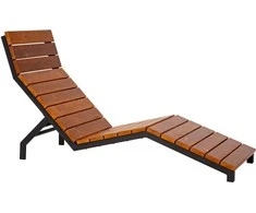 Patio Miesto gultas „Park“ auksinio riešuto spalvos, TERASOS