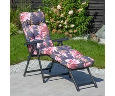 Lena Lounger A098-01PB PATIO sodo gultas su atrama kojoms
