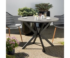 Lukka sodo stalas 100 cm pilkas PATIO