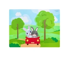 Betty and Bunny stalo kilimėlis 30 x 40 cm automobilio AMBITION JUNIOR