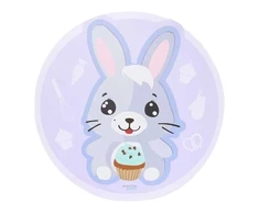 Betty and Bunny stalo kilimėlis 35 x 35,5 cm violetinis AMBITION JUNIOR