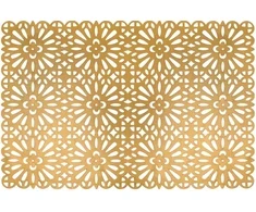 Glamour stalo kilimėlis 45 x 30 cm auksinis AMBITION