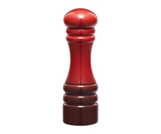 Medinė pipirų ir druskos malūnėlis 17 cm Chess Pro ombre red AMBITION