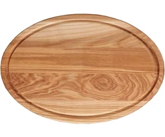 Medinė pjaustymo lenta ovali Woody 36 x 22 cm DOMOTTI