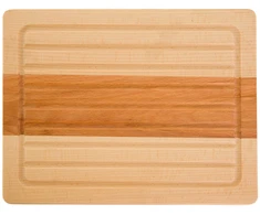 Medinė stačiakampė pjaustymo lenta Woody 30 x 23 cm DOMOTTI