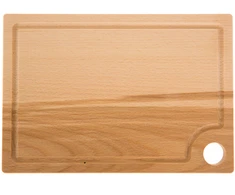 Medinė stačiakampė pjaustymo lenta Woody 26 x 18 cm DOMOTTI