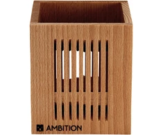 Medinis virtuvės organizatorius Natūralus 1 skyriaus 10 x 10 x 12 cm AMBITION