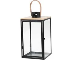 Myhome Lampion Dark Leather 21 x 21 x 40 cm MANO NAMAI