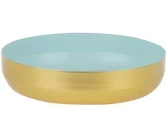 Myhome Dekoratyvinis dubuo Soft Gold Mint 16 x 16 x 3,5 cm MANO NAMAI