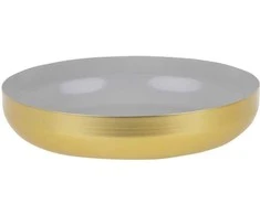 Myhome Dekoratyvinis dubuo Soft Gold Pilkas 25 x 25 x 5 cm MANO NAMAI