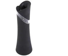 Druskos ir pipirų malūnėlis D7,4xH24,5 cm juodos spalvos Ambition 37777