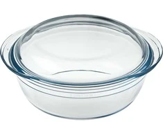 Orkaitėms atsparus indas su dangteliu 4in1 2,1 l apvalus PYREX