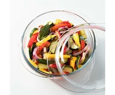 Orkaitėms atsparus indas su dangteliu 3 l 4in1 apvalus PYREX