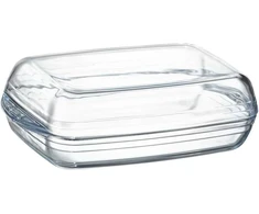 Orkaitei atsparus indas su dangčiu 5,2 l Slow Cook stačiakampis PYREX