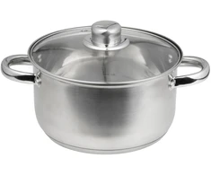 Puodas su dangčiu Santo Domotti Ø18cm/2.1L visų tipų viryklėms