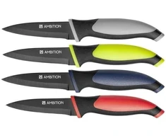 Nóż obierak Base 9 cm AMBITION Spalvų miksas