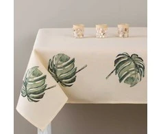 Dekoratyvinė staltiesė Botanic Monstera 160 x 280 cm AMBITION