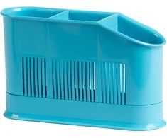 Bikuvalt Dėklas stalo įrankiams džiovinti mėlynos spalvos 21,5x6,5x13 cm Domotti 698564