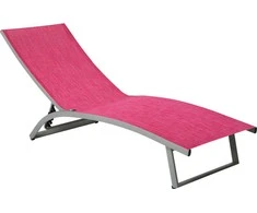 Vasarinė 5 pozicijų paplūdimio gulta fuksijos PATIO