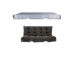 Pagalvėlės su stogeliu sūpynėms 150 cm Piemont H024-07PB PATIO