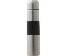 Paparčio nerūdijančio plieno termosas 1000 ml juodas AMBITION