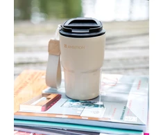 Paparčio termo puodelis 350 ml Cappuccino AMBITION