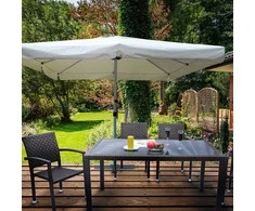 Sodo skėtis Resto 3,5 x 3,5 m ekru PATIO