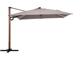 Termoli sodo skėtis 3 x 3 m pilkas PATIO