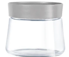Pasukamas stiklainis su dangteliu 500 ml pilkas LUMINARC