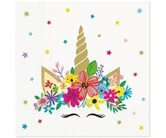 Paw Unicorn Party Popierinės servetėlės 33 x 33 cm 20 vnt