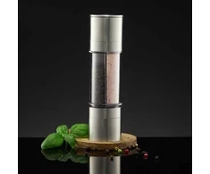 Pipirų malūnėlis i soli 18,5 cm Steel AMBITION