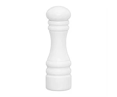 Medinis pipirų ir druskos malūnas 17 cm Chess Pro baltas AMBITION