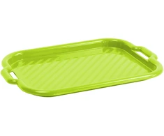 Padėklas plastikinis 46x33x3 cm žalios spalvos Domotti 229020