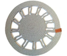 Boho stalo kilimėlis 35 cm pilkas AMBITION
