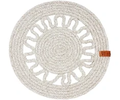 Boho stalo kilimėlis 35 cm smėlio spalvos AMBITION