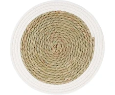 Boho Natural Stalo kilimėlis 35 cm Baltas AMBITION