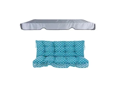 Pagalvėlės su stogeliu sūpynėms 150 cm Piemont H030-21PB PATIO